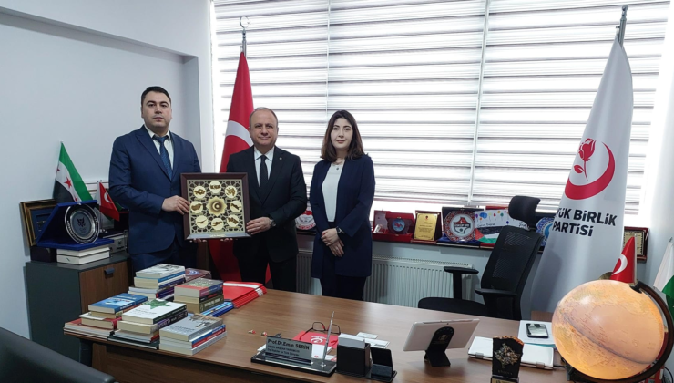 TURAN DEVLETLERİ MEDYA BİRLİĞİ’NDEN PROF. DR. EMİN SERİN’E ZİYARET